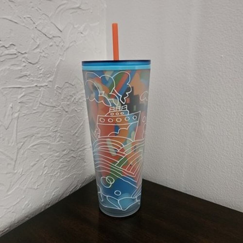 Starbucks X Misha Tyutyunik Cold Cup Tumbler Artist Collab 24-oz Venti Limited